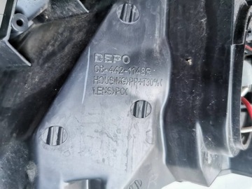 OPEL SIGNUM FACELIFT VECTRA C SVĚTLO PRAVÁ PŘEDNÍ 08-442-1148R DEPO EVROPA