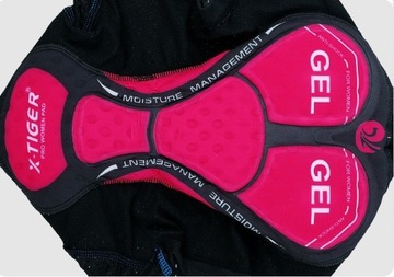 ЖЕНСКИЕ ВЕЛОСИПЕДНЫЕ ШОРТЫ X-TIGER С ГЕЛЕВОЙ ВСТАВКОЙ