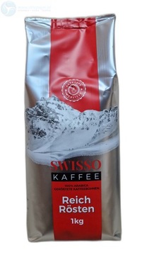 SWISSO KAFFEE Kawa Ziarnista 100% Arabica 1kg