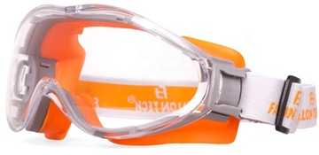 GOGLE OKULARY OCHRONNE ROBOCZE PRZECIWODPRYSKOWE BHP NIE PARUJĄ