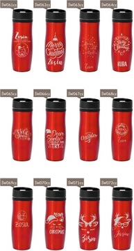 Kubek termiczny PREZENT NA ŚWIĘTA MIKOŁAJKI grawer