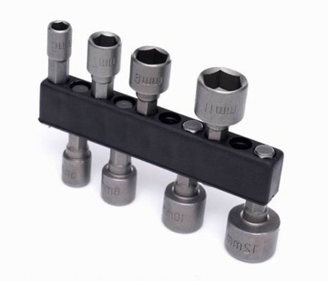 NASADKI 6KĄT ADAPTERY DO WIERTAREK 5-12MM 8SZT