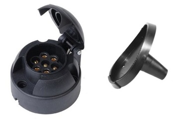 GNIAZDO 12V HAKA PRZYCZEPKI SAMOCHODOWEJ 7-PIN KPL