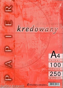 БУМАГА МЕЛОВАЯ 250Г /1 шт.