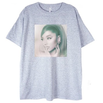 T-shirt Ariana Grande Positions szara koszulka S