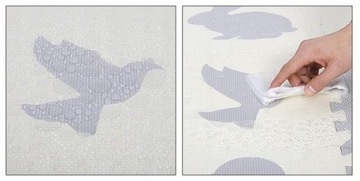 Пенопластовый коврик для детского манежа PUZZLE 25 шт. BŻ