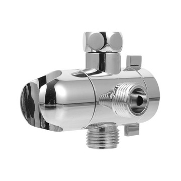 Adapter głowicy prysznicowej z metalowym wężem Trójnik wodny