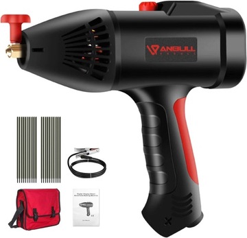 Anbull Spawarka elektrodowa ręczna 140 A ARC elektroda 2,5/3,2 mm