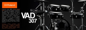 Roland VAD307 Гибридная ударная установка Фурнитура Tama