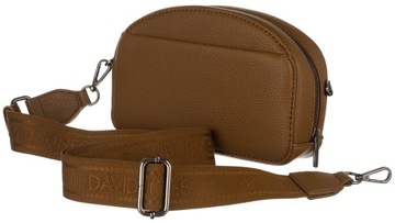 David Jones torebka damska listonoszka crossbody na szerokim pasku