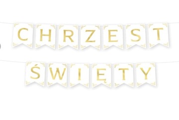 Banner Chrzest Święty 160 cm