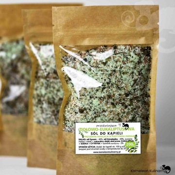 СОЛЬ ДЛЯ ВАНН ТРАВЯНО-ЭВКАЛИПТОВАЯ травяная 200г