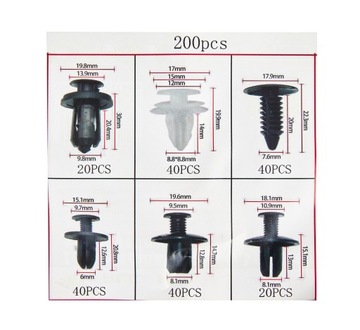 АВТОМОБИЛЬНЫЕ ЗАЖИМЫ НАБОР ЗАЖИМОВ ДЛЯ ОБИВКИ