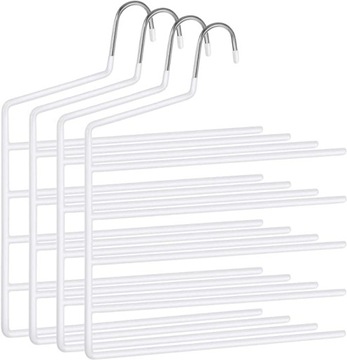 Wieszak stojący metal Songmics biały