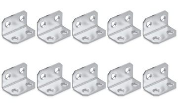 Kątowniki metalowe montażowe 18x18x30 mm 10 szt