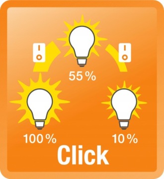 Светодиодная лампа 3 уровня с регулируемой яркостью 6,5 Вт 2700 К 806 лм Osram