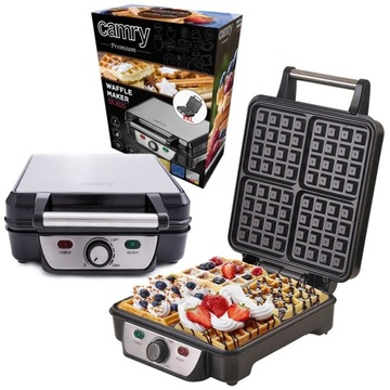 GOFROWNICA NA 4 KWADRATOWE GOFRY MOC 1500W INOX