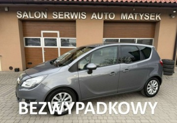 Opel Meriva II Mikrovan Facelifting 1.4 Turbo ECOTEC 120KM 2017 Opel Meriva 1,4 120KM Klimatronik Serwis 2xPDC 1.4 Benzyna 120KM