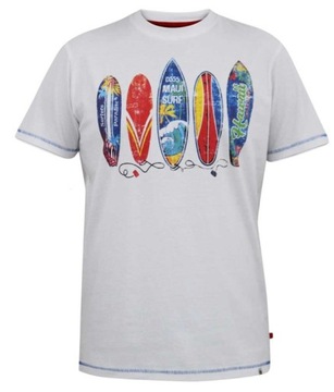 DUŻA MĘSKA KOSZULKA T-SHIRT DUKE D555 DUŻE ROZMIARY 4XL obw 154cm