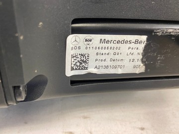 MERCEDES W213 AMG KOMBI ROLETA KUFRU A2138109701