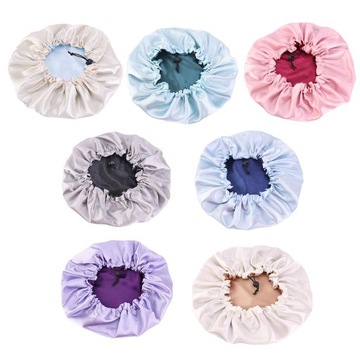 Атласный спальный шарф с шапочкой.