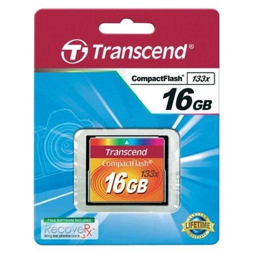 TRANSCEND 16 ГБ CF Compact Flash 133x 30 МБ/с UDMA4