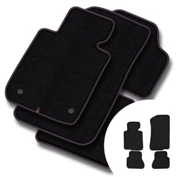 Prémiové velurové koberce pro Bmw řady 3 E46 1998-2001 Coupe, Cabrio