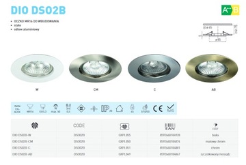 Крепление круглое фиксированное, литое DIO DS02B-C