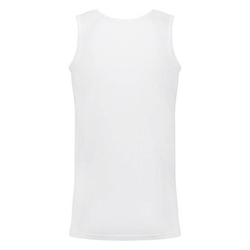 Koszulka męska bawełna tank top Fruit of The Loom - Athletic biała 3XL