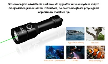 Фонарик Orca Torch D570-GL (зеленый лазер)