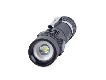 MOCNA Latarka taktyczna led cree zoom XM-L T6 AKU ALU
