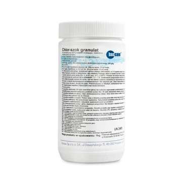 Chlor-Szok Granulat Bassau chemia basenowa 1kg