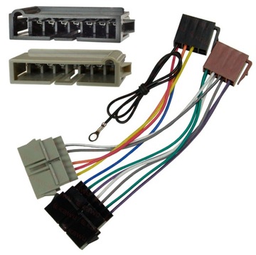 ZŁĄCZE ADAPTER DO RADIOODBIORNIKÓW CHRYSLER 1985-01 DODGE JEEP -ISO