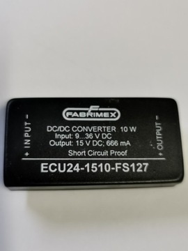 PRZETWORNICA DC DC ECU24-1510-FS127