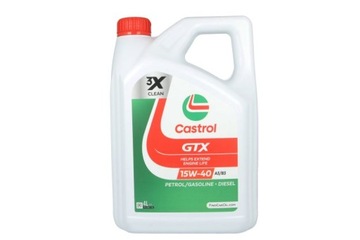 Olej silnikowy Castrol GTX 15W-40 4 L