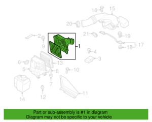 2010-19 SUBARU OUTBACK POUZDRO FILTRU VZDUCHU