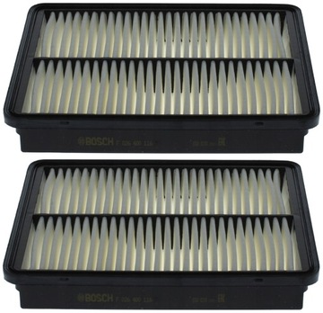 2× BOSCH F 026 400 116 FILTR VZDUCHU