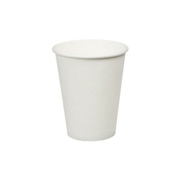 KUBKI PAPIEROWE BIAŁE 180 ML 100 SZT. DO GORĄCYCH NAPOJÓW KAWY HERBATY