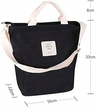 Женская холщовая сумка на плечо, повседневная сумка