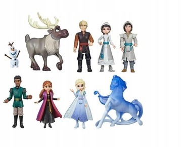 ZESTAW FIGUREK FROZEN 2 KRAINA LODU - 9 sztuk
