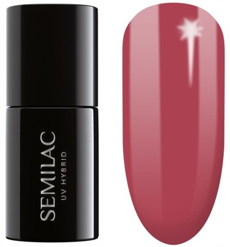 SEMILAC 400 Rusty Red UV LED Lakier Hybrydowy 7ml