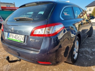 Peugeot 508 I SW 1.6 e-HDi 115KM 2013 Peugeot 508 SW 1.6 115 KM nawigacja szklany dach climatronic alu gwarancja, zdjęcie 5
