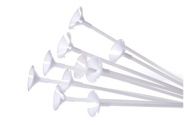 PATYCZKI DO BALONOW Z KOSZYCZKIEM BALONY 10 SZT