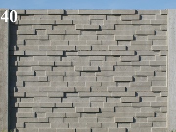 бетонные заборы бетонные заборные плиты пролеты забора H-150 см.