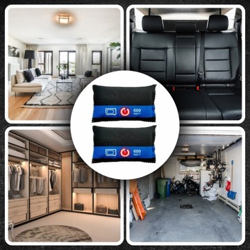 2x POCHŁANIACZ WILGOCI DUŻY OSUSZACZ samochodu auta XXL ZIMOWY WIELORAZOWY