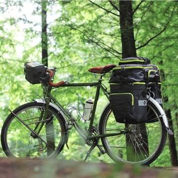 ВЕЛОСИПЕДНАЯ РОЗЕТКА 3В1 ДЛЯ ГРУЗОВИКА, ВОДОНЕПРОНИЦАЕМАЯ ТУРИСТИЧЕСКАЯ ВЕЛОСИПЕДНАЯ СУМКА, 65л