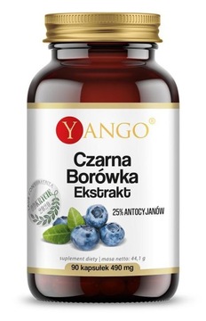 YANGO CZARNA BORÓWKA EKSTRAKT 400 MG - 90 KAPSUŁEK