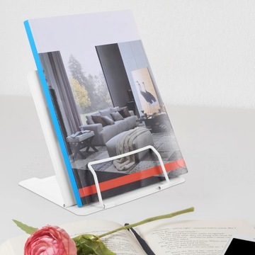 Металлический кронштейн-подставка для книжной полки