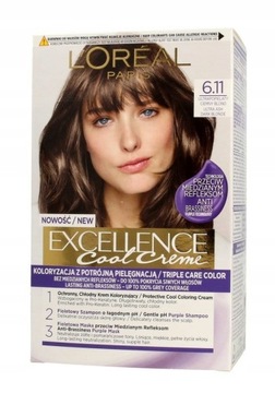 LOREAL EXCELLENCE FARBA 6.11 CIEMNY BLOND