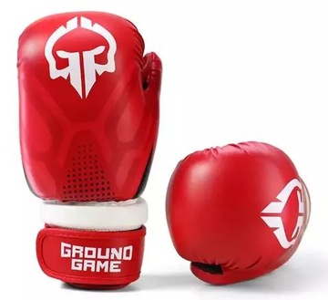Перчатки боксерские Kickboxing Ground Game, размер М.
